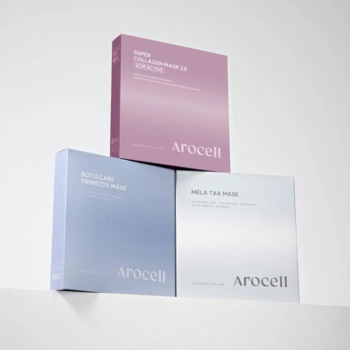 [SET/12 Sheets] Collagen 4 Sheets + Vita 4 Sheets + Botul Care Wrinkle 4 Sheets Gel Mask Pack