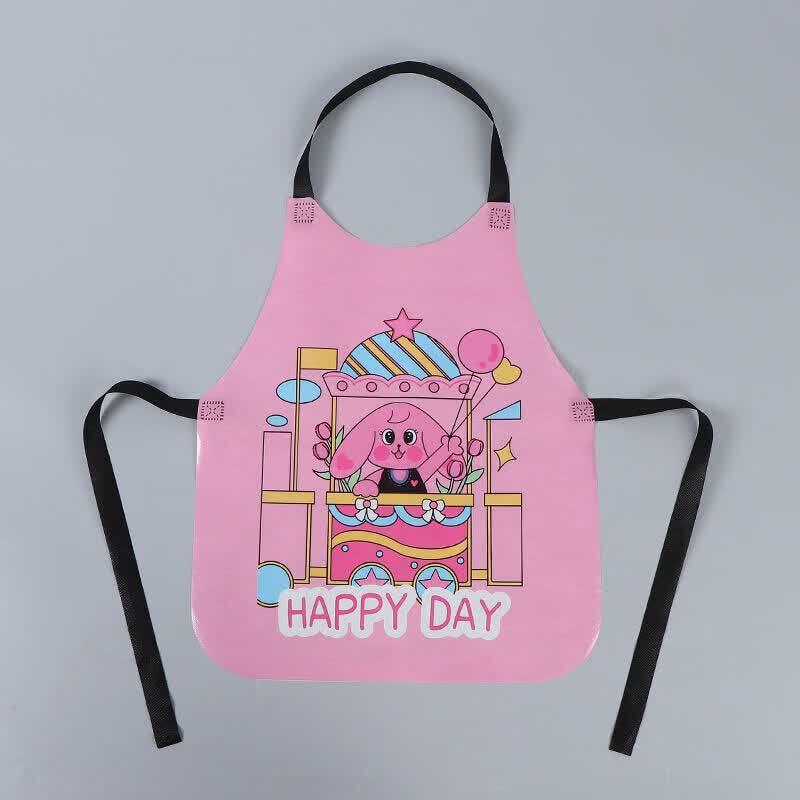 JIAQILI Kids Disposable Waterproof Apron