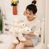 Cute Cute Polar Bear Plush Toy Snow White Bear Doll Sofa Doll Ornament Girl Companion Cloth