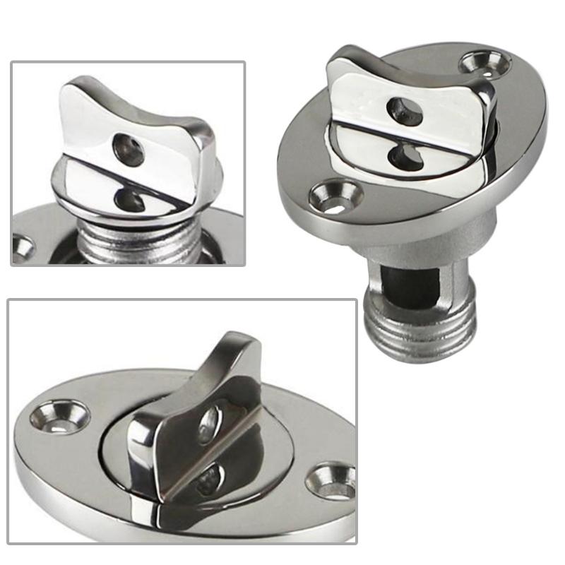 Twistable Transom Drain Plug Corrosion Resistant Water Plug Drain Plug Long Service Solution Essential Hardware for Boat