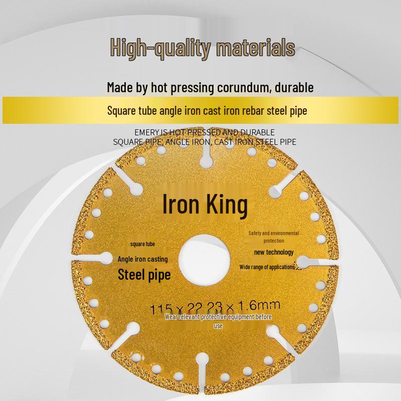 Diamond Sharp Angle Grinder Saw Blade for Metal, Stainless Steel, Iron & Cast Iron Cutting