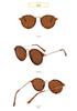 2447 Retro Polarized Metal Round Sunglasses - Unisex Fashion Shades