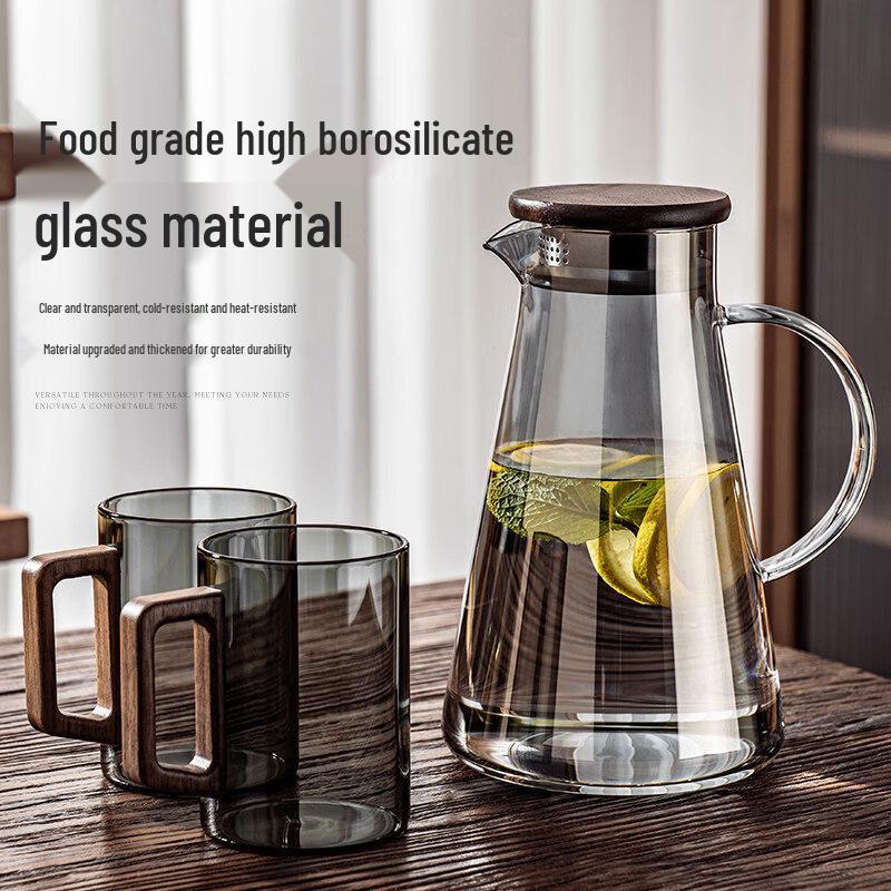 ZISIZ Heat-Resistant Glass Pitcher