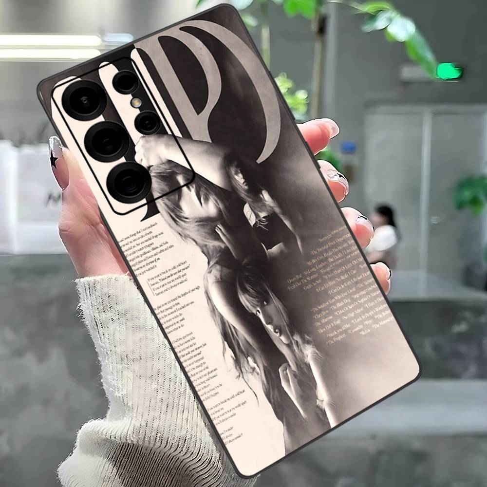 

T-Taylor-TTPD S-SwiftS Phone Case For Samsung S 24 Fe 25 Ultra Plus 20 Lite 21 30 22 23 24 22 Ultra 5G Fundas Samsung S24 ULTRA