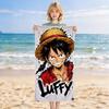 Monkey D Luffy Stylish Digital Printing Beach Towel Quick‑Drying Absorbent Blanket for Beach Pool Gym Travel C3131