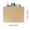 Bunny Scratching Pad With Sisal Cardboard Chew Toy And Digging Board Natural Pet Supplies For Bunnies Chinchillas Small Animals