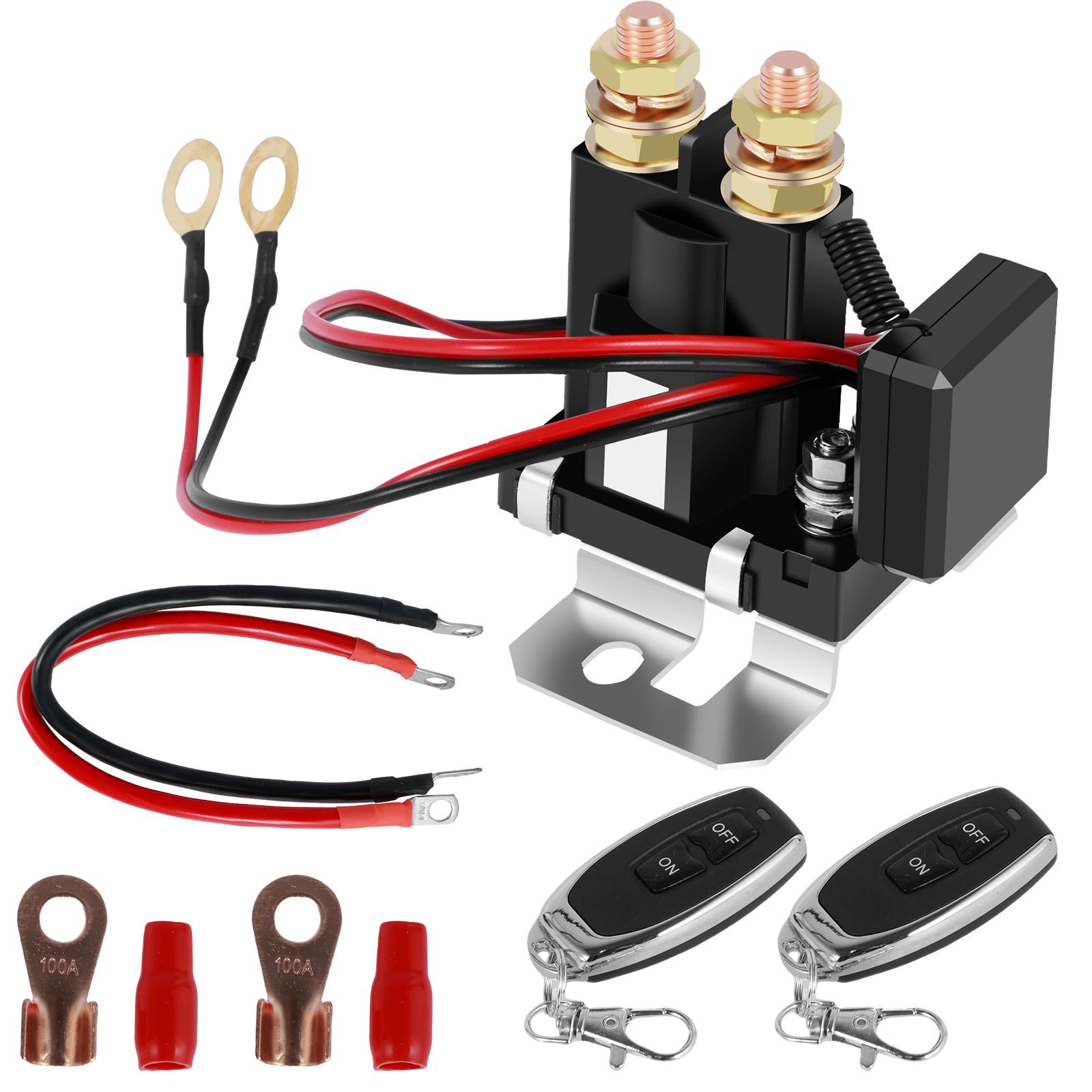 

Выключатель аккумулятора 12 В 500 А, пусковой ток 200 А, беспроводной выключатель питания аккумулятора, выключатель аккумулятора для автомобиля чёрный