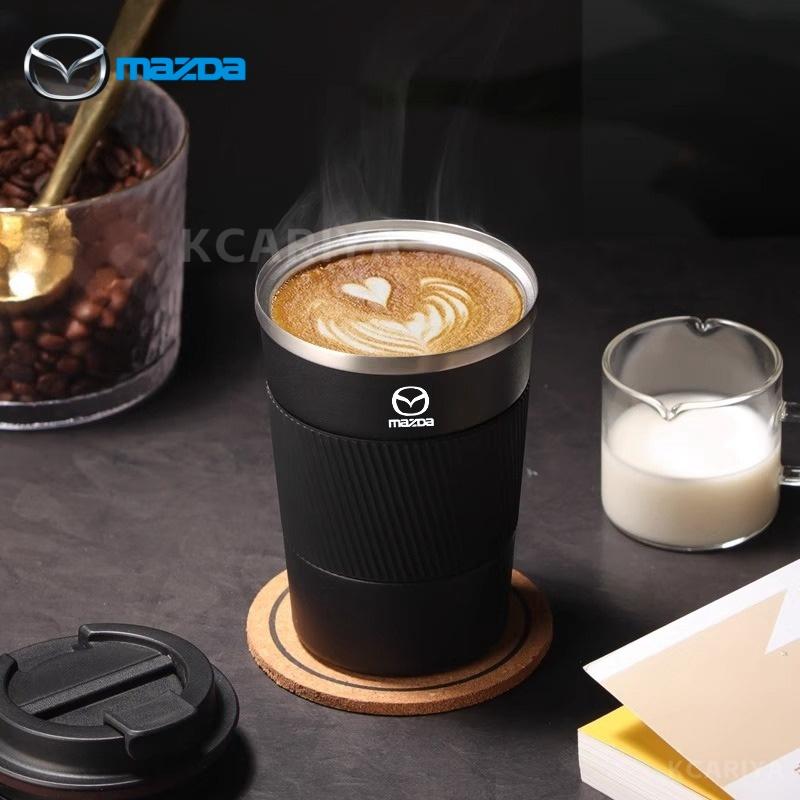 Edelstahl Kaffee Thermosbecher Auto Vakuumflasche Reise Thermobecher Für Mazda CX4 CX5 CX7 CX8 CX9 CX30 Atenza Axela Auto