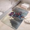 1pc Spider Entry Doorway Floor Rug | Absorbent & Quick-drying, Non-slip & Super Soft, Polyester, Rectangle, Machine Washable,