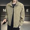 Men's Trendy Stand-Up Collar Workwear Jacket - Autumn Korean Style Casual Outerwear
