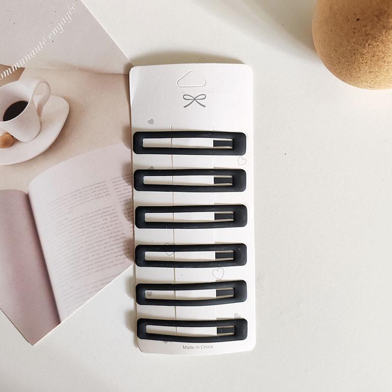 

6 шт. Милые однотонные заколки для волос для девочек и женщин, праздничные заколки для волос в форме краба, головные уборы, аксессуары для волос, украшение