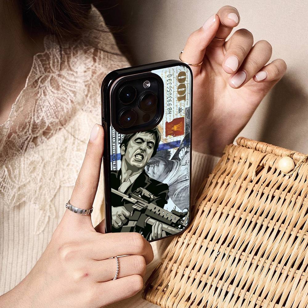 S-Scarface Movies Phone Case Hard Plastic Phone Case For Iphone 17 Air 16 15 14 13 12 11 Pro Max PC TPU