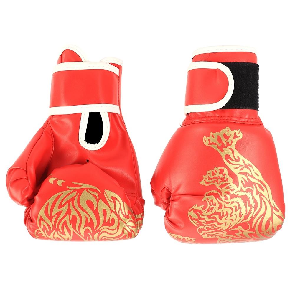 Red Taekwondo Boxing Gloves Bodybuilding Exercise Sanda Fighting for Adults ChildrenRed Adults