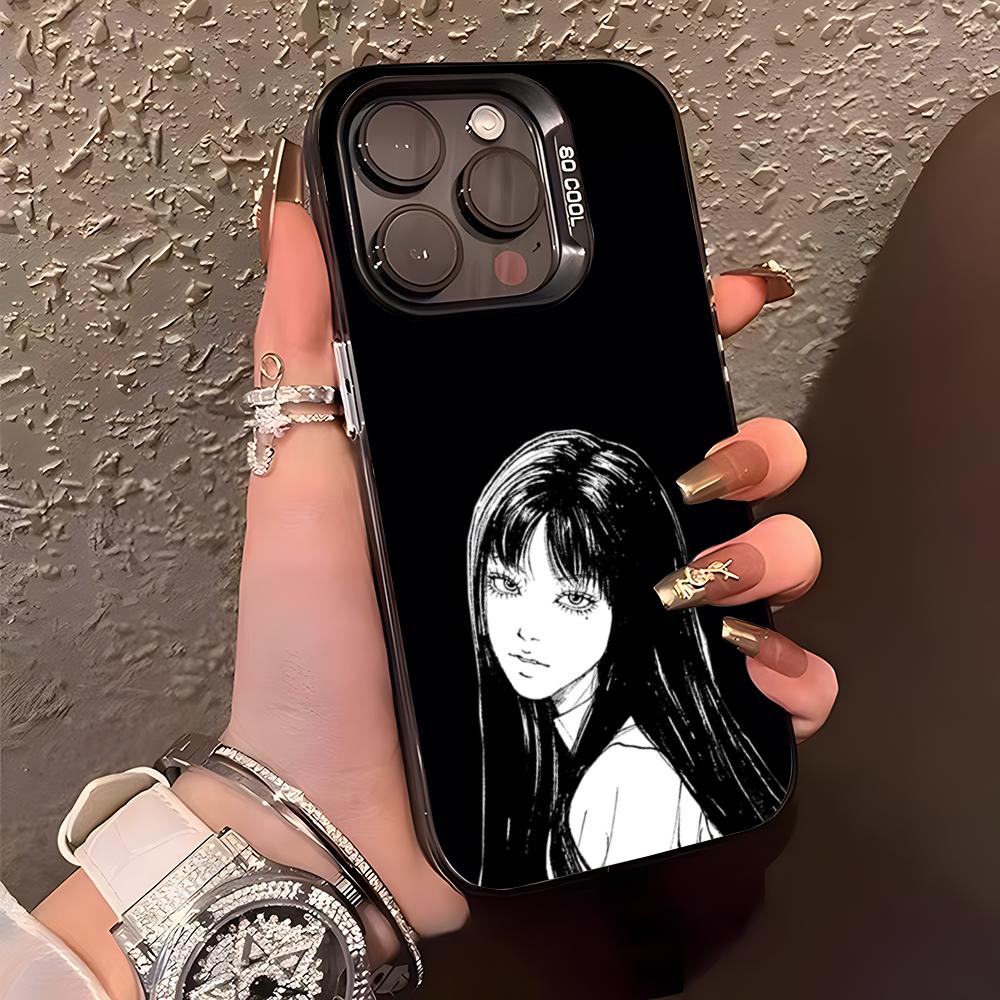 I-Ito J-Junji T-Tomie Phone Case For IPhone17 Air 16 15 14 Plus 13 12 11 Pro XS Max Silver Black Bumper Case