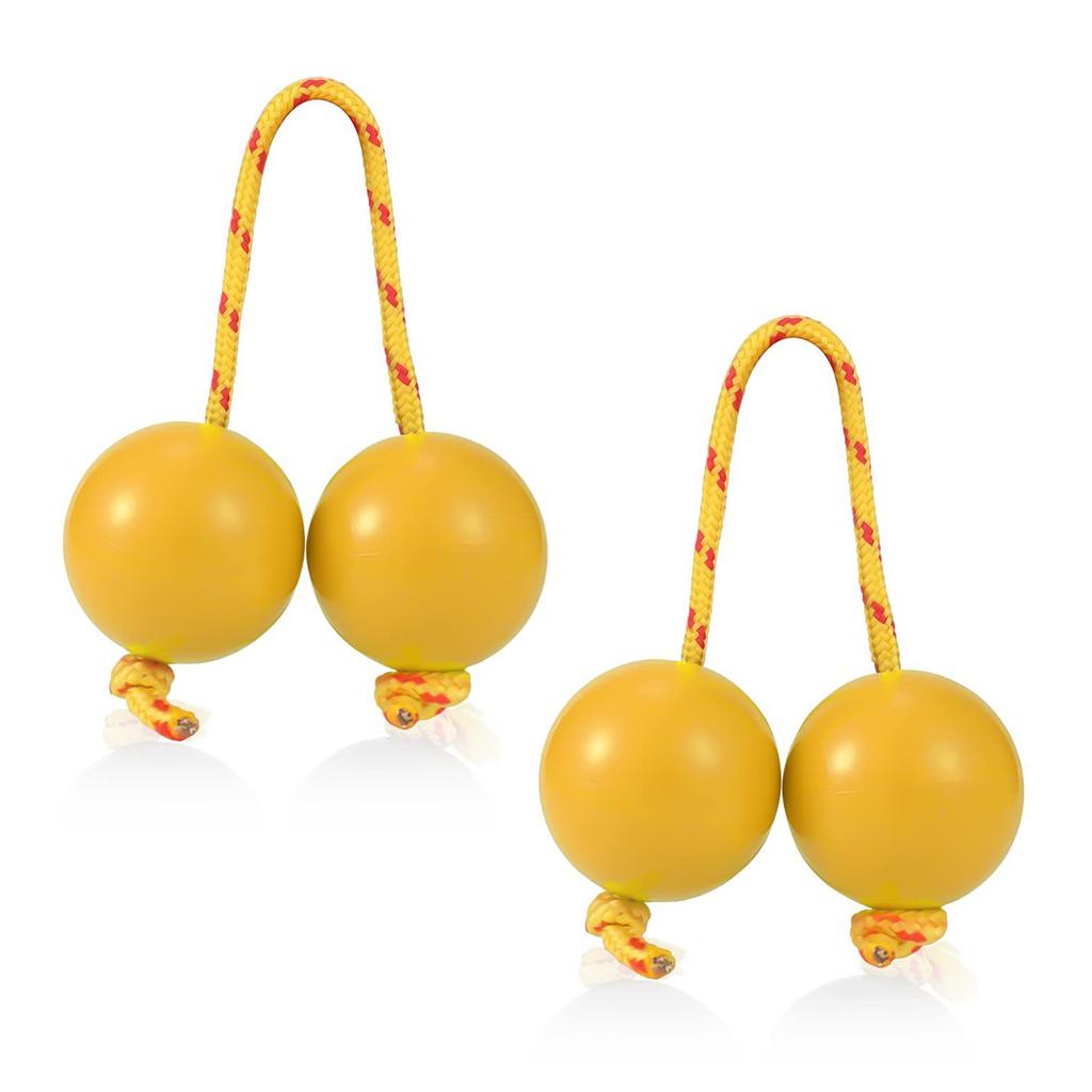 2 Pair Rhythmic Balls,Portable Kashaka Rhythmic Shaker,Comfortable To Hold Musical Fingertip Ball For Music Lovers