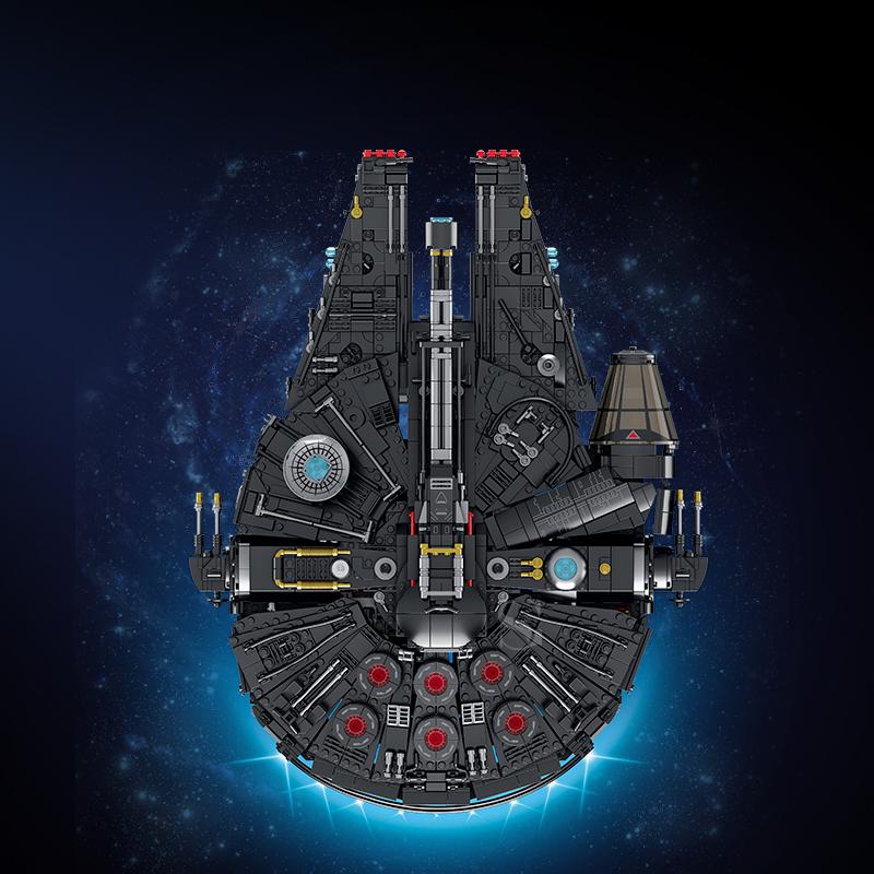 2500+Pcs MOC Building Blocks Sets Black Falcon Plane Star Warship Ornament Bricks Toys For Kids Children Adult Christmas Gifts