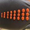 Natural Coral Red Agate Flat Oval Bead Stone