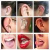 5/10PCS G23 Titanium Piercing Long Industrial Barbell Ring Tongue Nipple Bar 14G 16G Internal Thread Ear Cartilage Body Jewelry