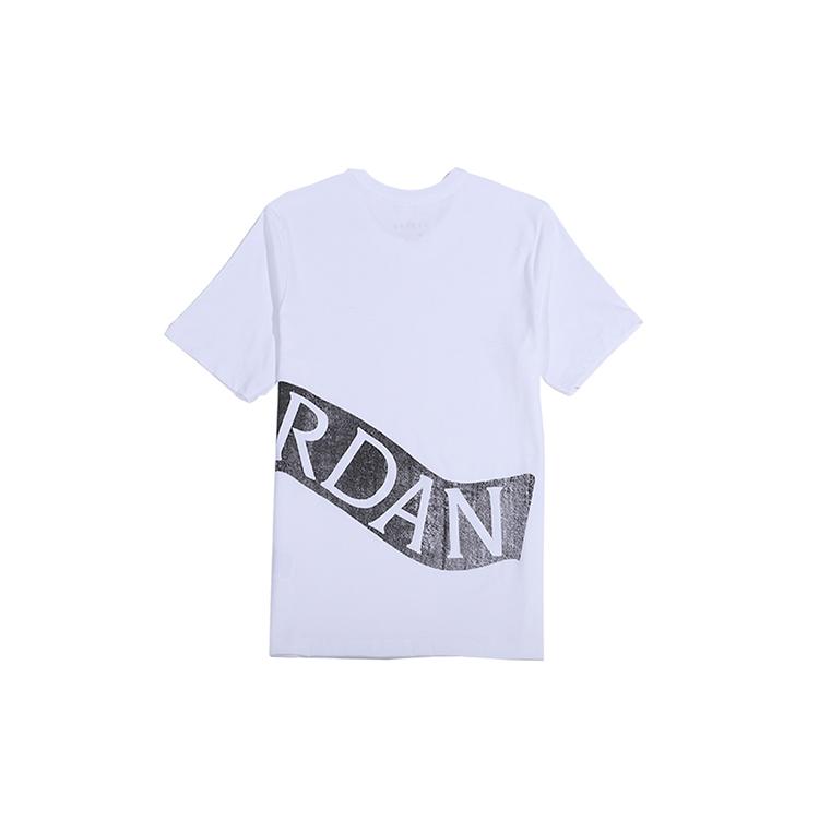 Jordan T Shirts Men's Crew Neck Moderate Straight Fit AQ4080-100