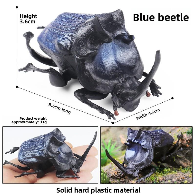 Realistic Animal Figures Toy Set Plastic Insect And Snail Garden Decor For Young Learners Style C