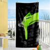 Goalkeeper Celebrates Victory Beach Towel Super Soft Microfiber Quickdry Fabric Comfortable Lightweight