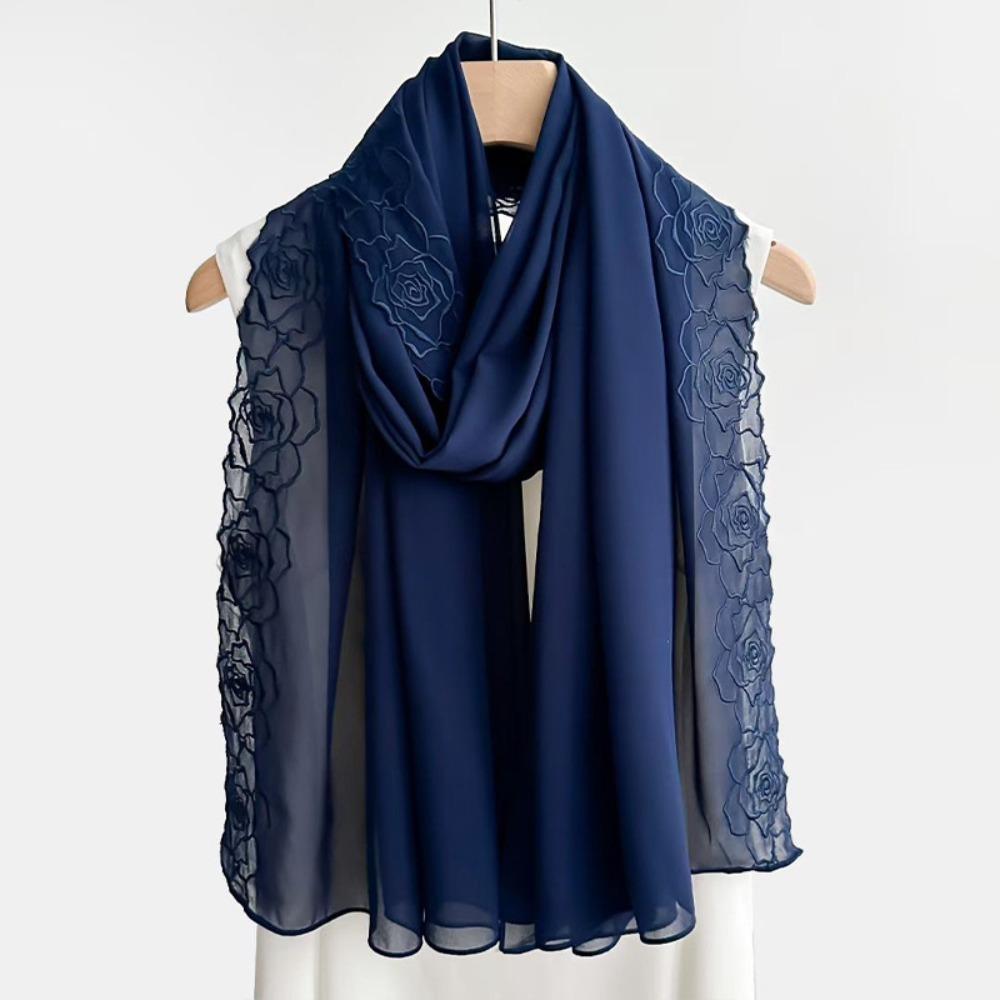 Elegant Headscarf Chiffon Hijab Scarf Versatile Women Turban  for Women