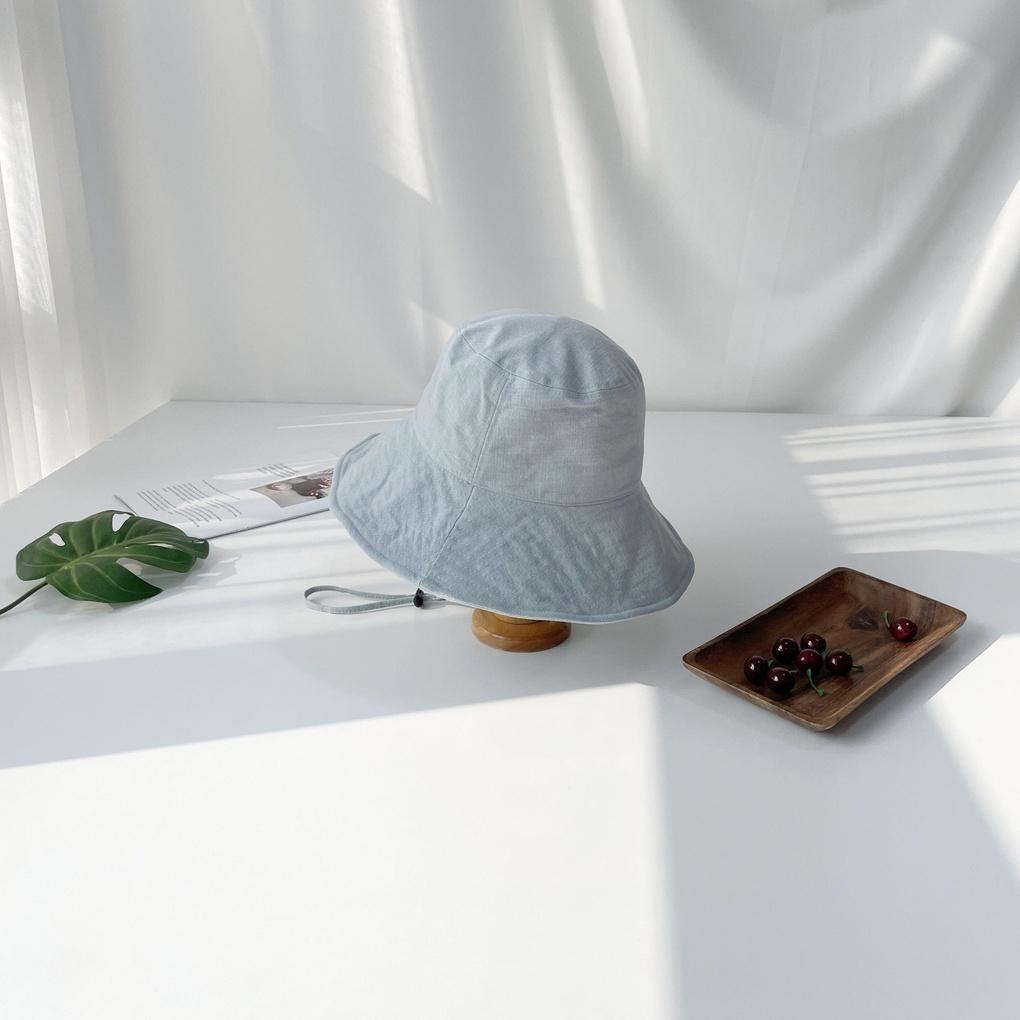 Men's and Women's Daily Bucket Hat Cotton Slab Wire Bucket Hat