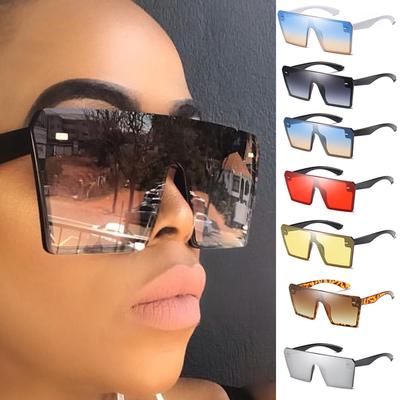 Fashion Man Women Oversize Square Sunglasses Glasses Shades Vintage Retro Style