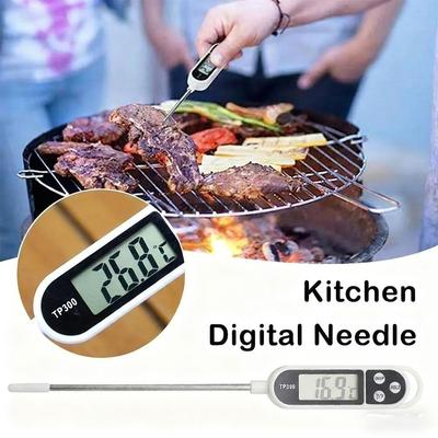 TP300 Probe Food Thermometer Electronic Display Accurate Digital Food Thermometer Stainless Steel Long Probe Kitchen Tools Meat