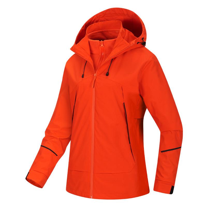 Outdoor Travel Autumn and Winter Three-in-one Jacket Hard Shell Men and Women The Same Style