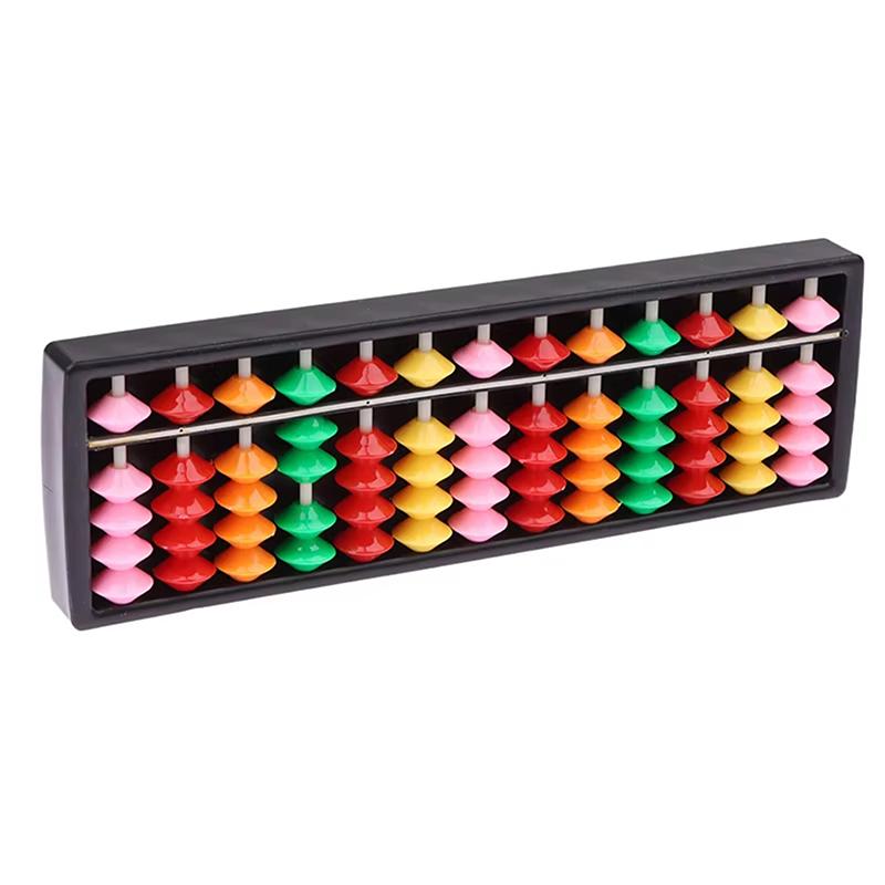 13 Digits Abacus Counting Tool Soroban Arithmetic Column Classic Calculator for Student Learning Practice