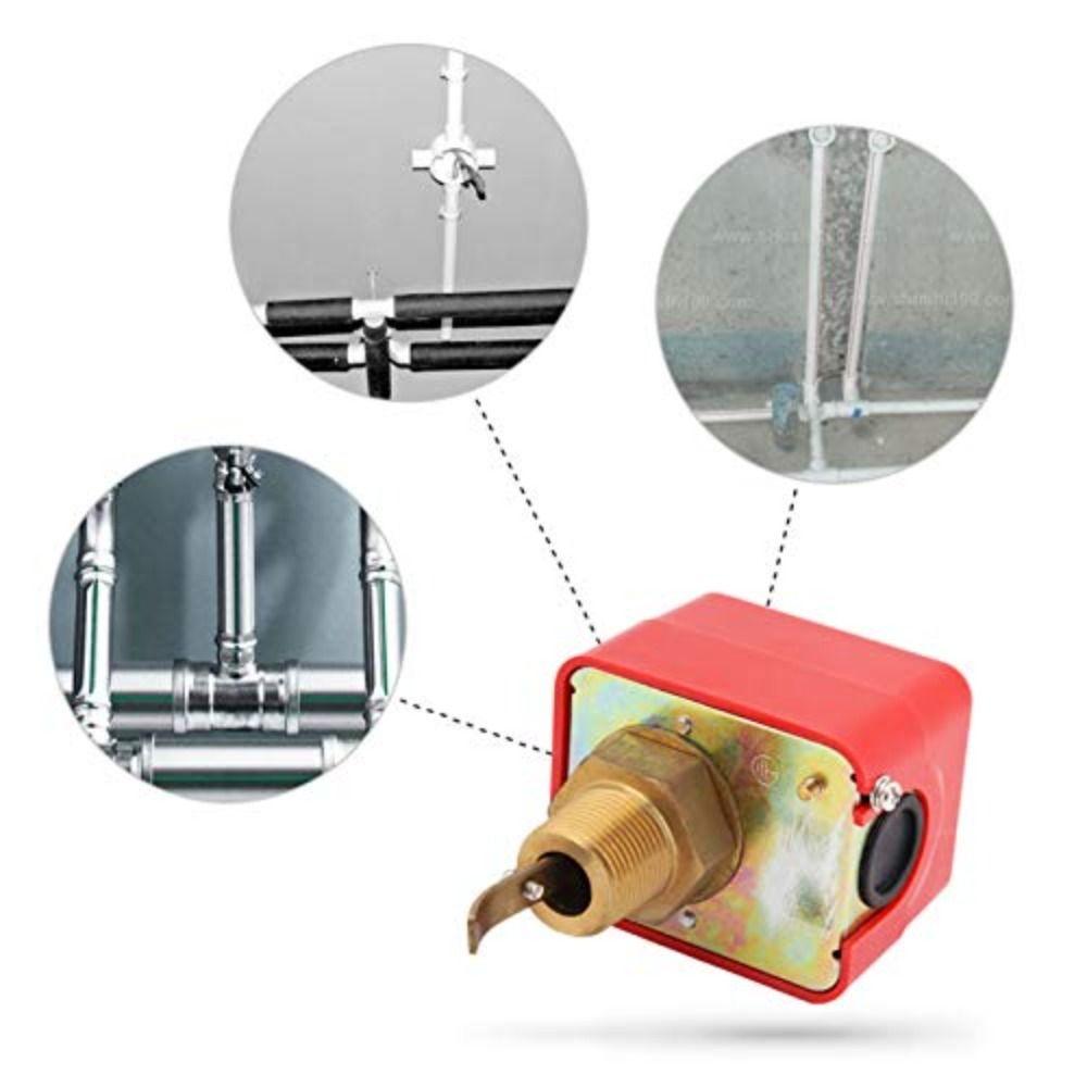 SPT Water Flow Switch 3/4 Water Flow Control Switch Thread Paddle Type Flow Switch