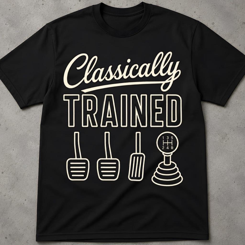 Classically Trained Tshirt, Graphic Tee, Jdm T Shirt, Classically Trained, Gift For Her, Funny Tee, Car Guy Gifts, Car Guy Gift, Retro Shirt