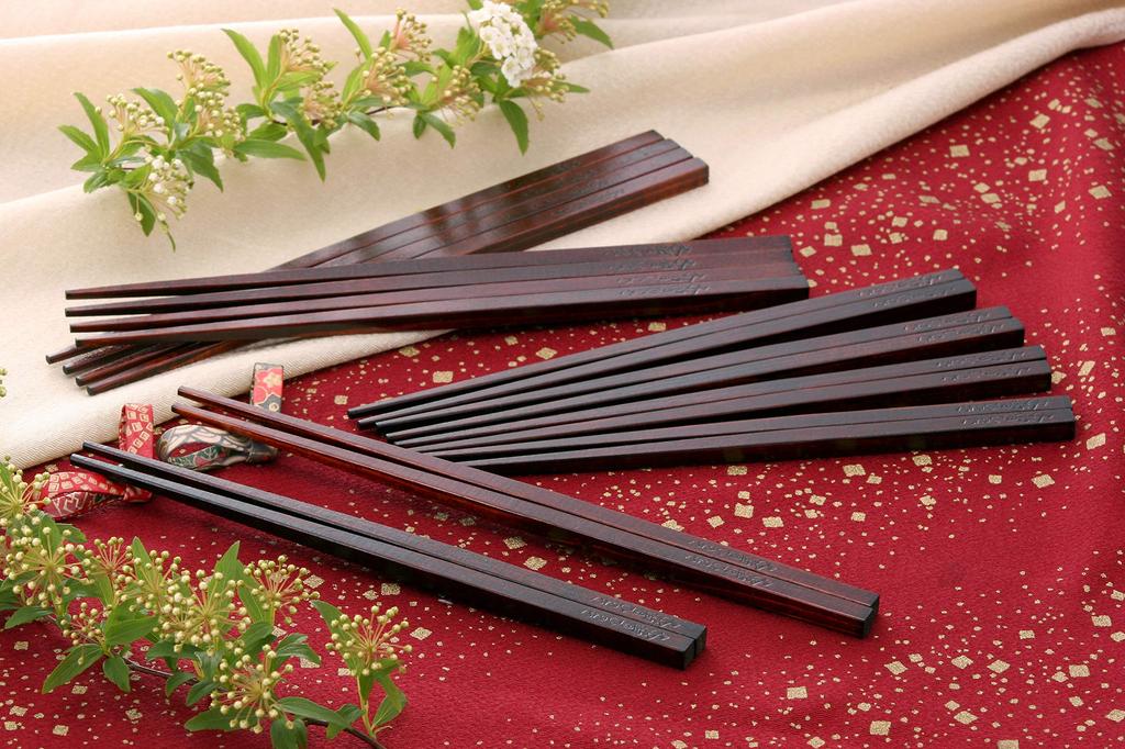 Sakai Sangyo Kiso Hinoki 22cm of Made in Japanese Cypress Chopsticks, (Set 5) Japan,