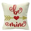 Valentine's Day Pillowcase Love Linen Pillowcase Home Sofa Pillow Cushion Cover