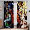 2-Piece Japanese Anime Printed Curtains Suitable For Dormitory Bedroom Living Room Kitchen Four Seasons Decorative Curtains