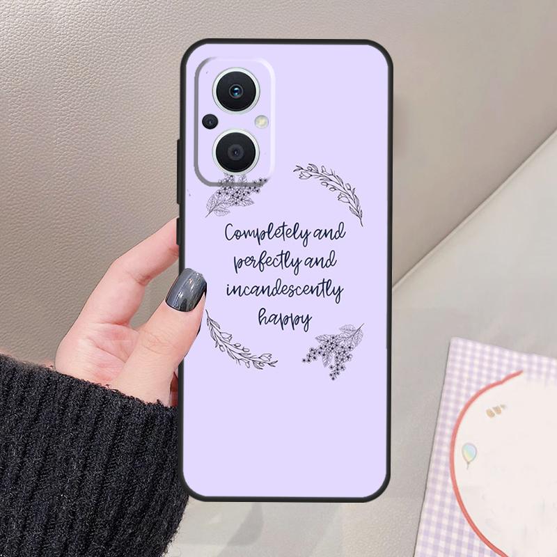 Pride And Prejudice Funda For OPPO Reno 10 11 12 13 14 Pro 8 7 Lite 11F 12F 13F 14F OPPO Find X8 X5 X6 X9 Pro Case