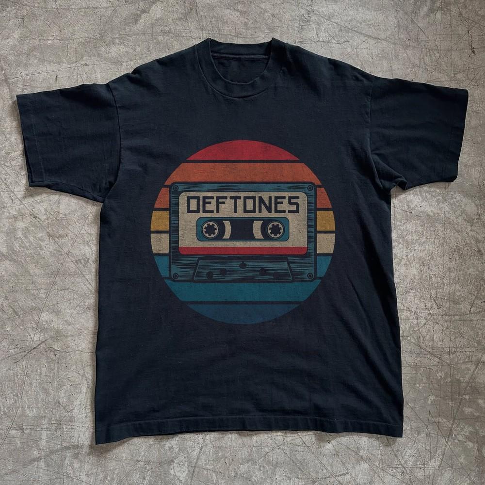 Rare Deftones Cassette T-shirt, Vintage Rock Band Unisex T-shirt, Size S-5XL Unisex T-Shirt XXXXL