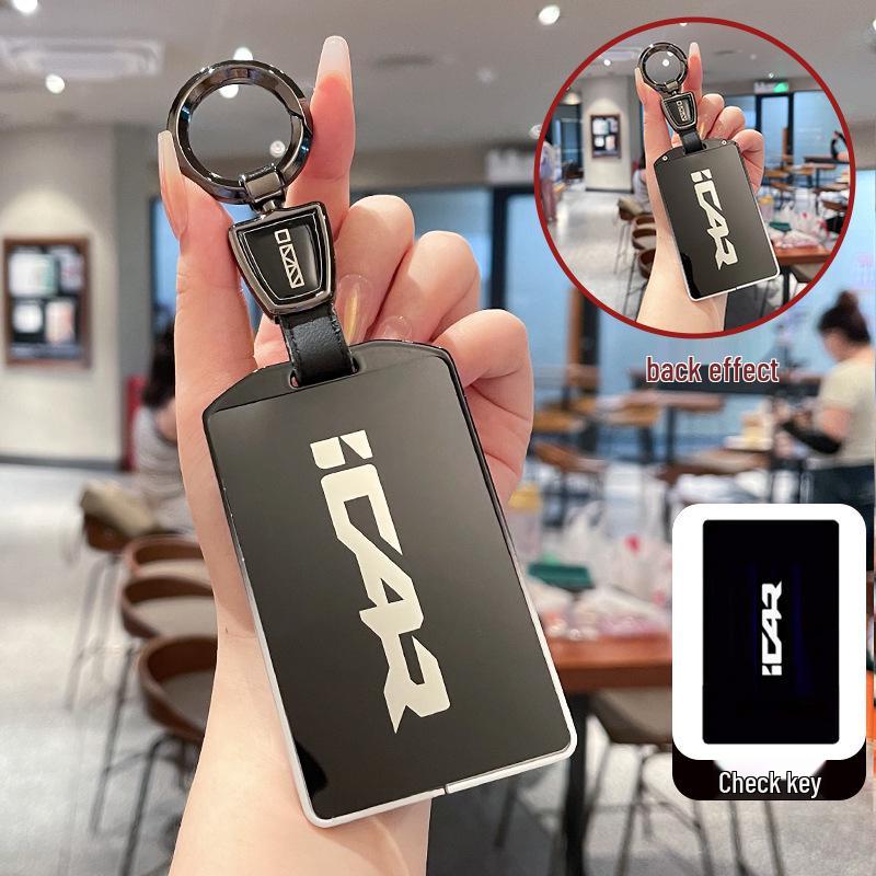 Chery iCar V23 Key Cover NFC Card Holder - ICAR03 Metal Protective Shell