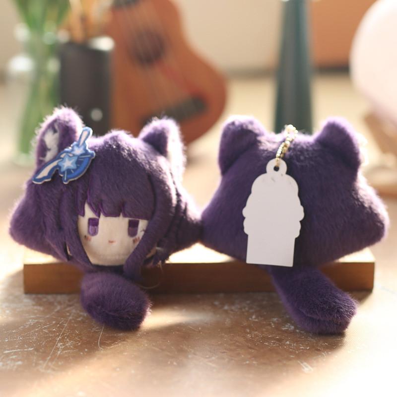 Impact Genshin Beelzebul Plush Keychain Soft Stuffed Toy Anime Collectible