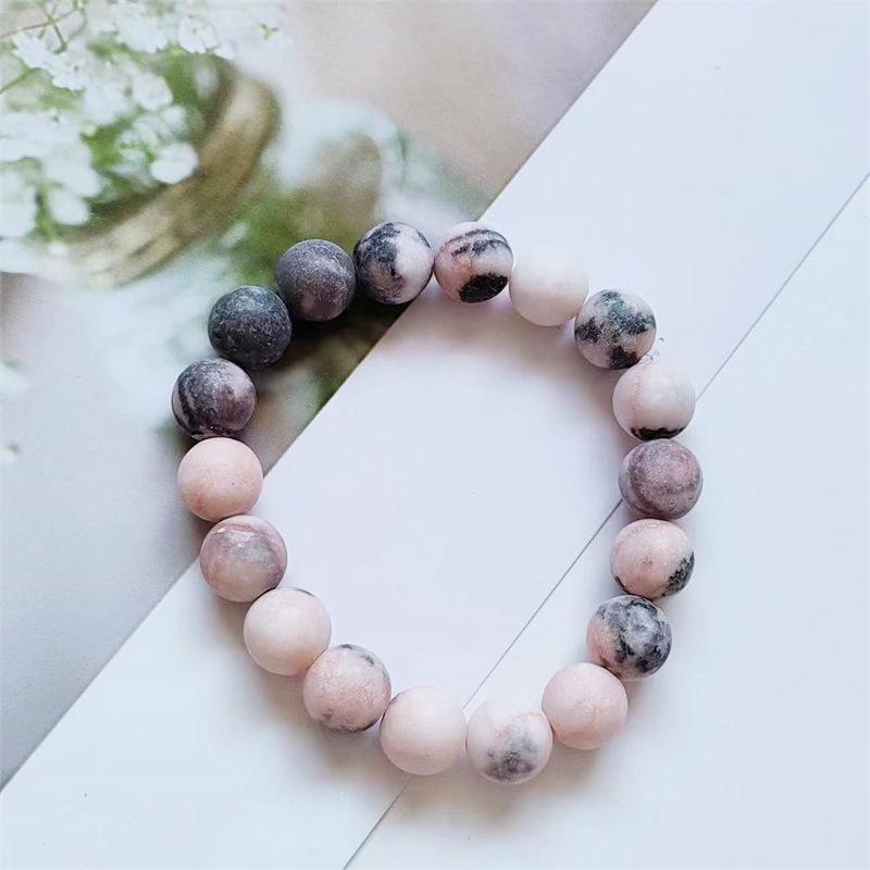 Pink Zebra Crystal Bracelet: Handmade Gift for Birthdays, Mother's Day, Valentine's, Christmas