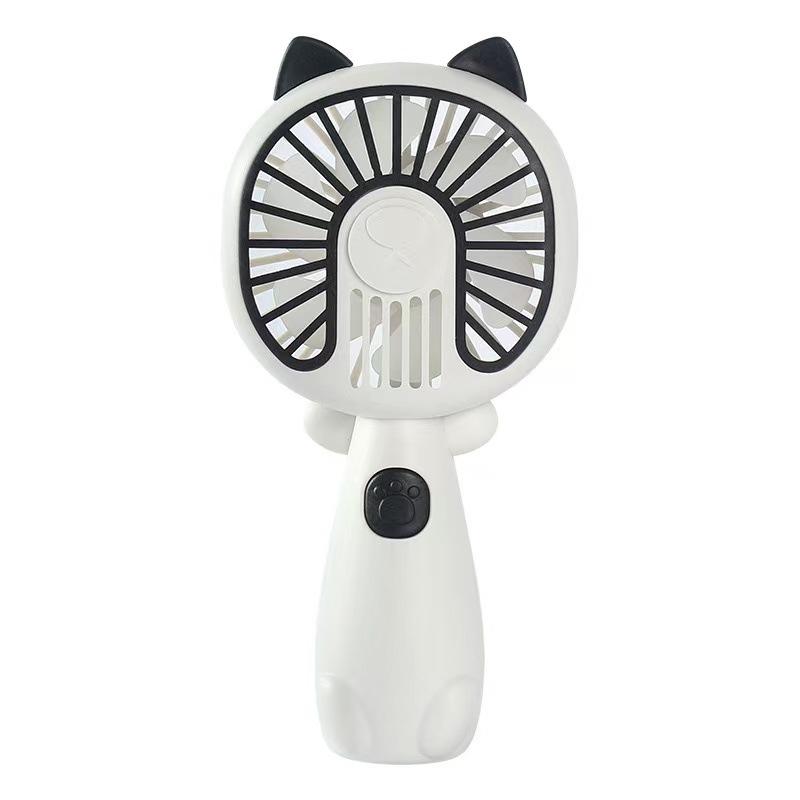 New Cartoon Mini Fan - Summer Outdoor Portable USB Charging Fan - Student Dormitory Desktop Fan