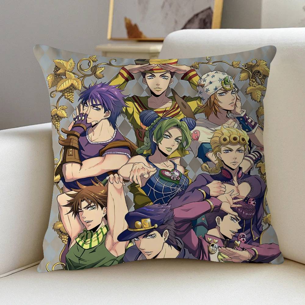 Anime J-JoJo Kissenbezug Kissenbezug Wohnzimmer Sofa Heimdeko Angepasst