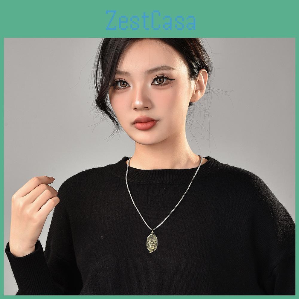 Qi Tian Fashionable Da Sheng Sun Wukong Pendant Necklace For Men With Retro Style And Quality Finish