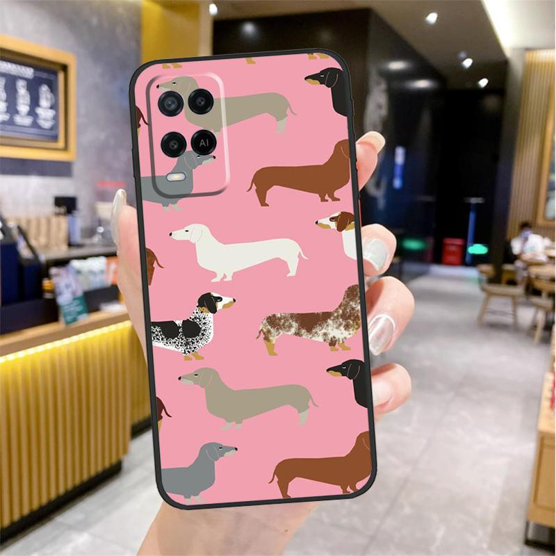 Dachshund Teckel Dackel Dog Case For Oppo A96 A76 A16 A17 A18 A60 A80 A40 A38 A58 A78 A98 A94 A74 A54 A15 A57 A77 A5 Pro