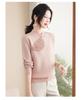 Mom's Winter 2024 Fleece-Lined Thick Sweater for Middle-Aged & Elderly Women - Warm One-Piece Top