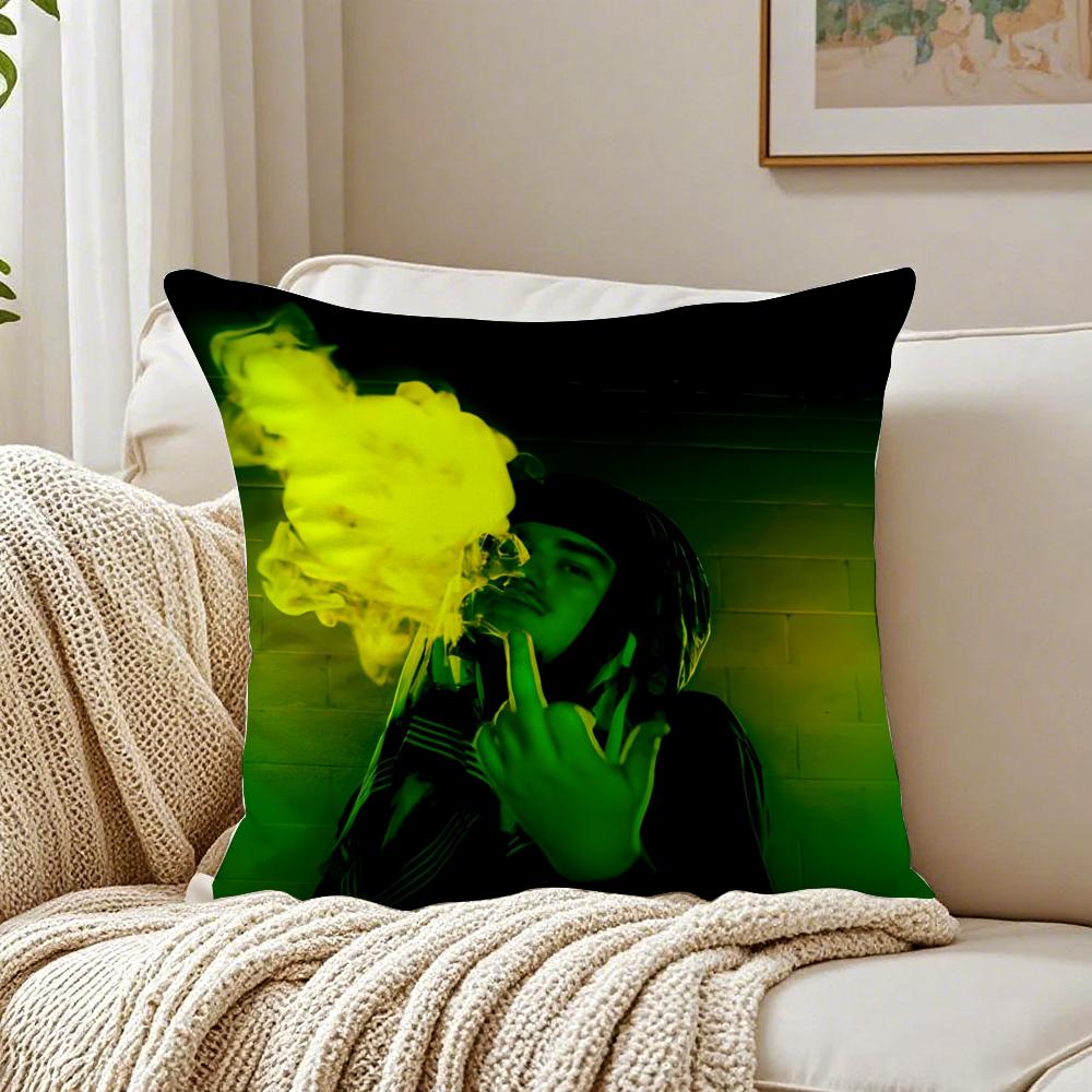 Trap Lyfestyle American Rapper YYeat Cushion Cover Pillowcase Antidustmite Living Room Sofa Decor Cushion Room