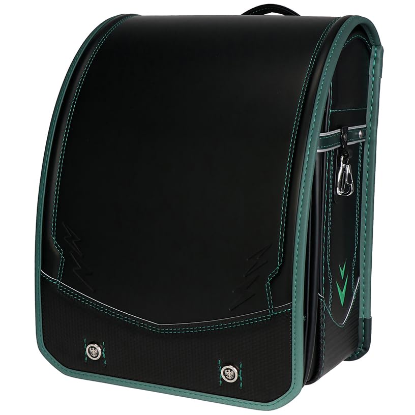 School bag 90000 for [Rakushon] boys, black/green