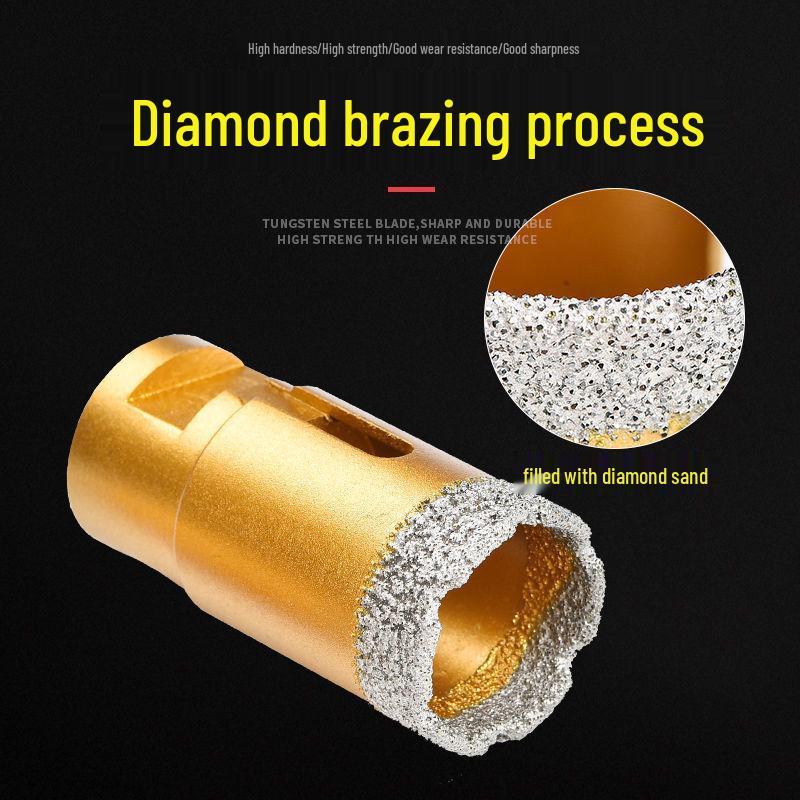 Dual-Purpose Angle Grinder Drill Bit for Porcelain, Granite, and Vitrified Tiles