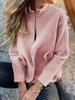 Autumn New Women's Casual Wool Lapel Tie-Waist Faux Pocket Blazer Jacket